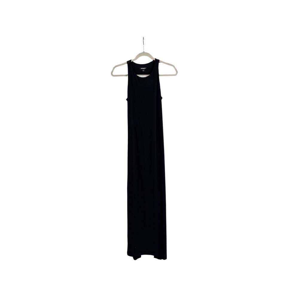 Express Open Back Sexy Fitted Figure Hugging Bodycon Basic Maxi Dress Size XS